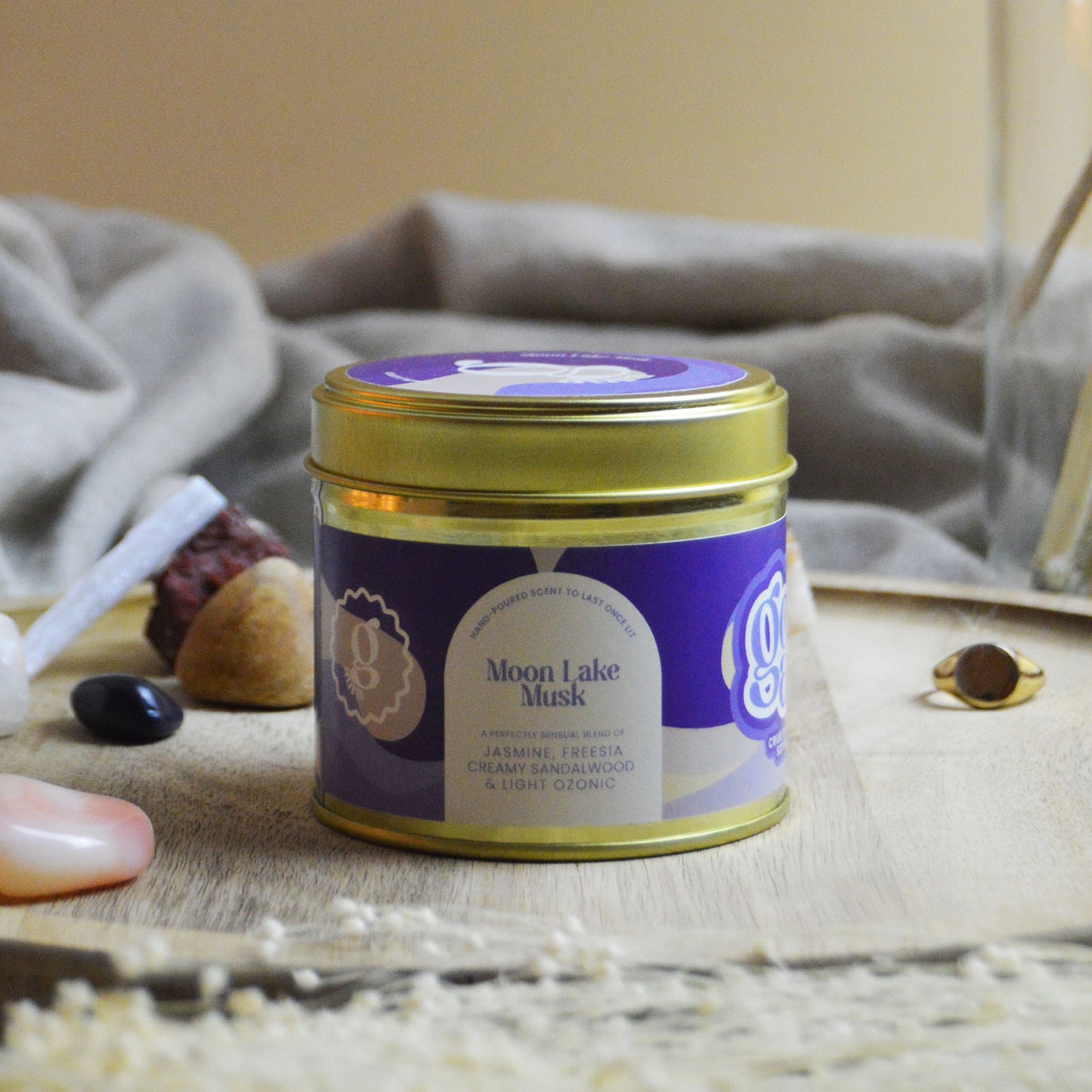 Moon Lake Musk Medium Size Candle