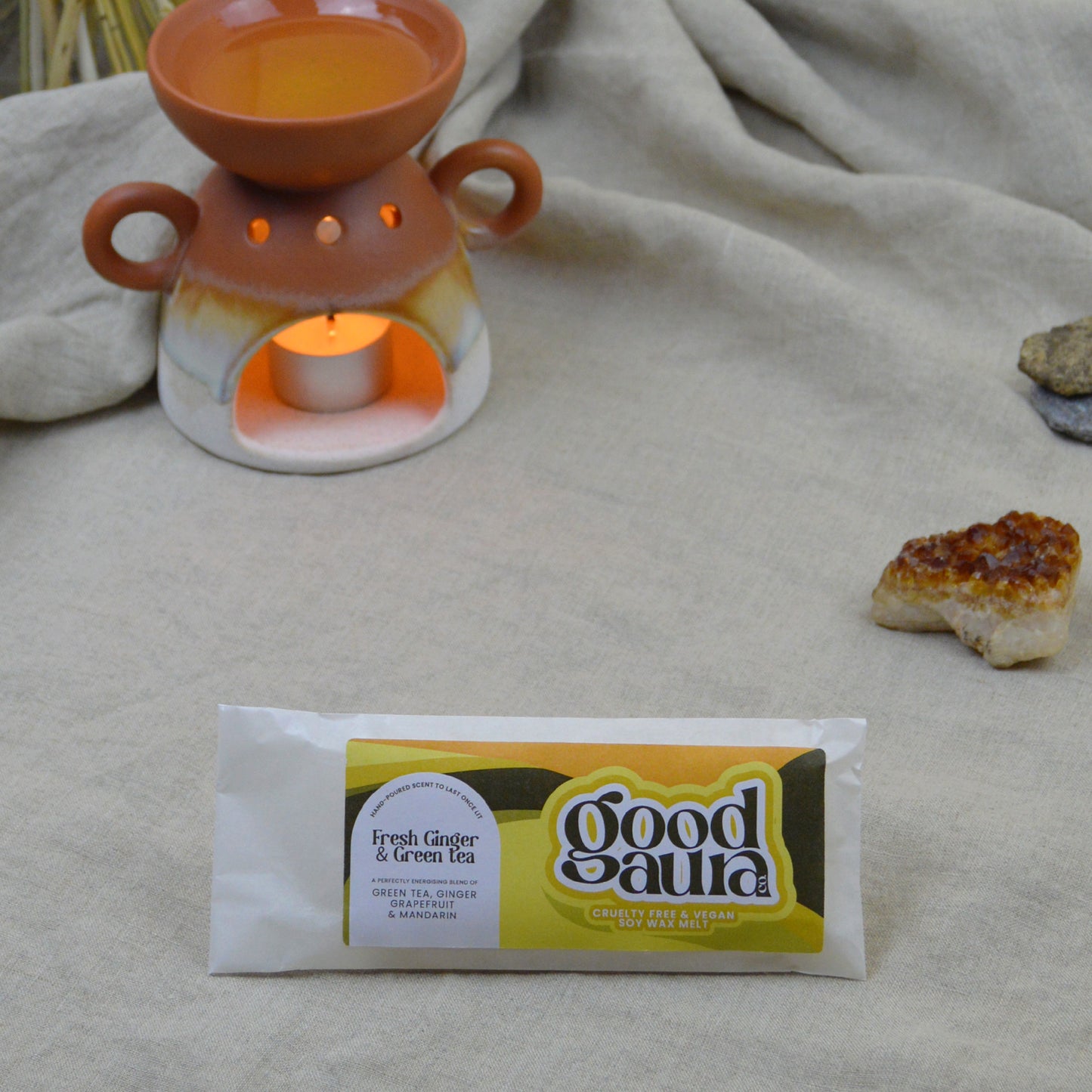 Fresh Ginger & Green Tea Wax Melt Bar