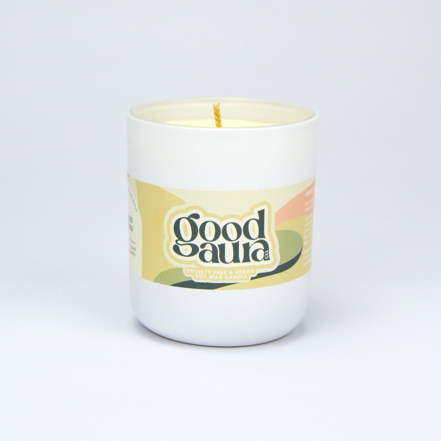 Coconut Dreams Large Vegan Glass Refillable Candle