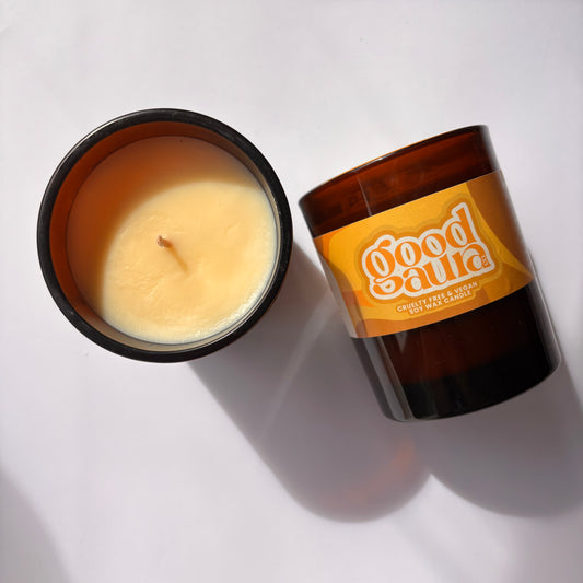 Medium Palermo Brown Vegan Glass Candle - 20cl