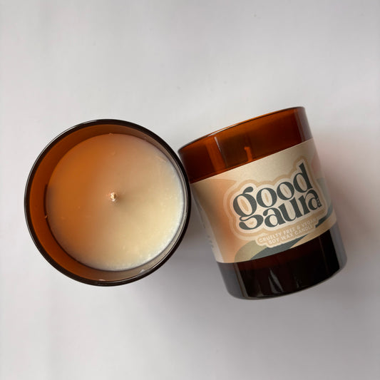 Medium Coconut Dreams Brown Glass Candle - 20cl