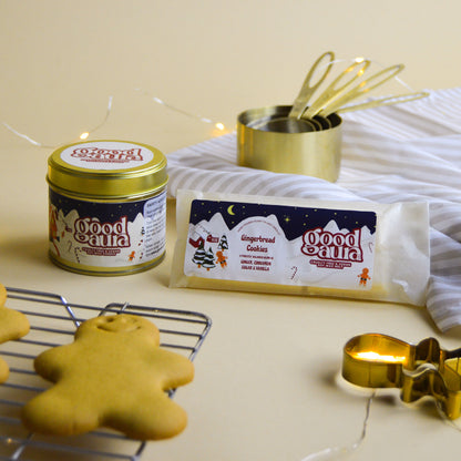 Gingerbread Cookies Limited Edition Scent | Standard Brass Gold Candle | Stocking Filler