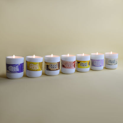 Espresso Large Vegan Glass Refillable Candle
