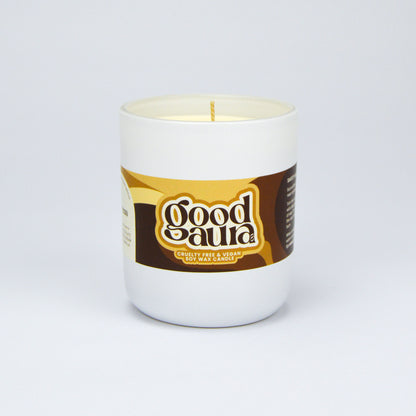 Espresso Large Vegan Glass Refillable Candle