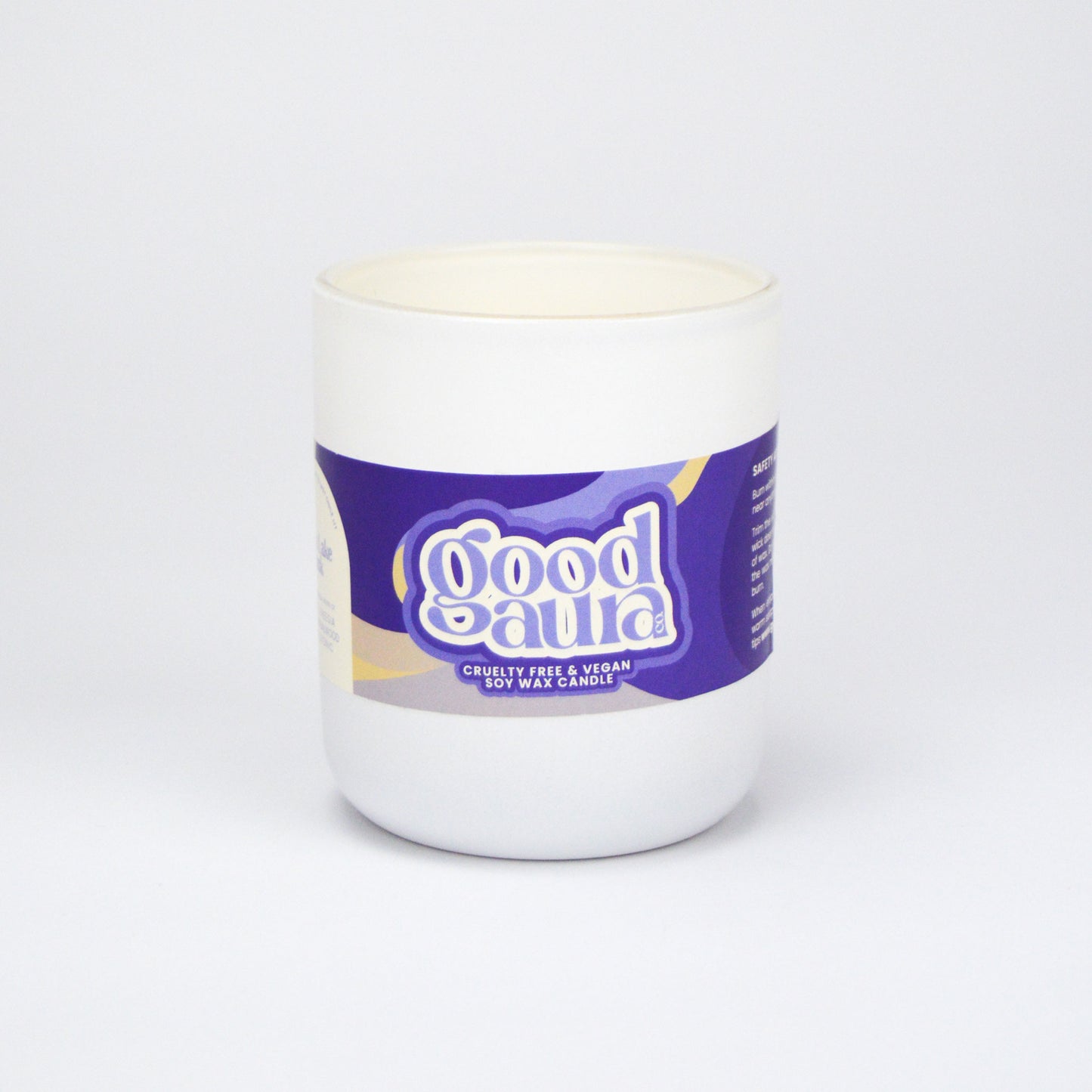 Moon Lake Musk Large Vegan Glass Refillable Candle