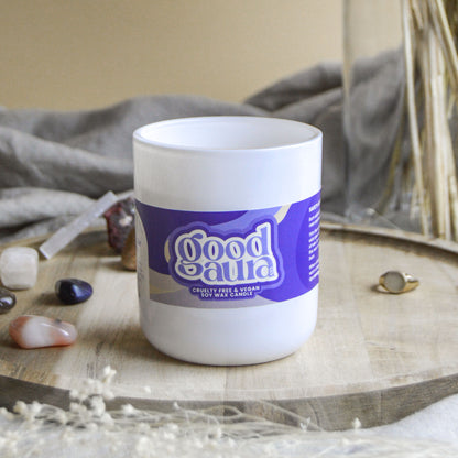 Moon Lake Musk Large Vegan Glass Refillable Candle
